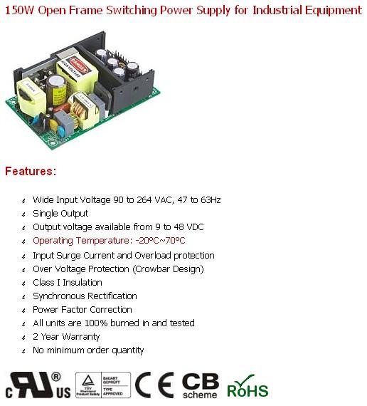 150W series power supply bare board